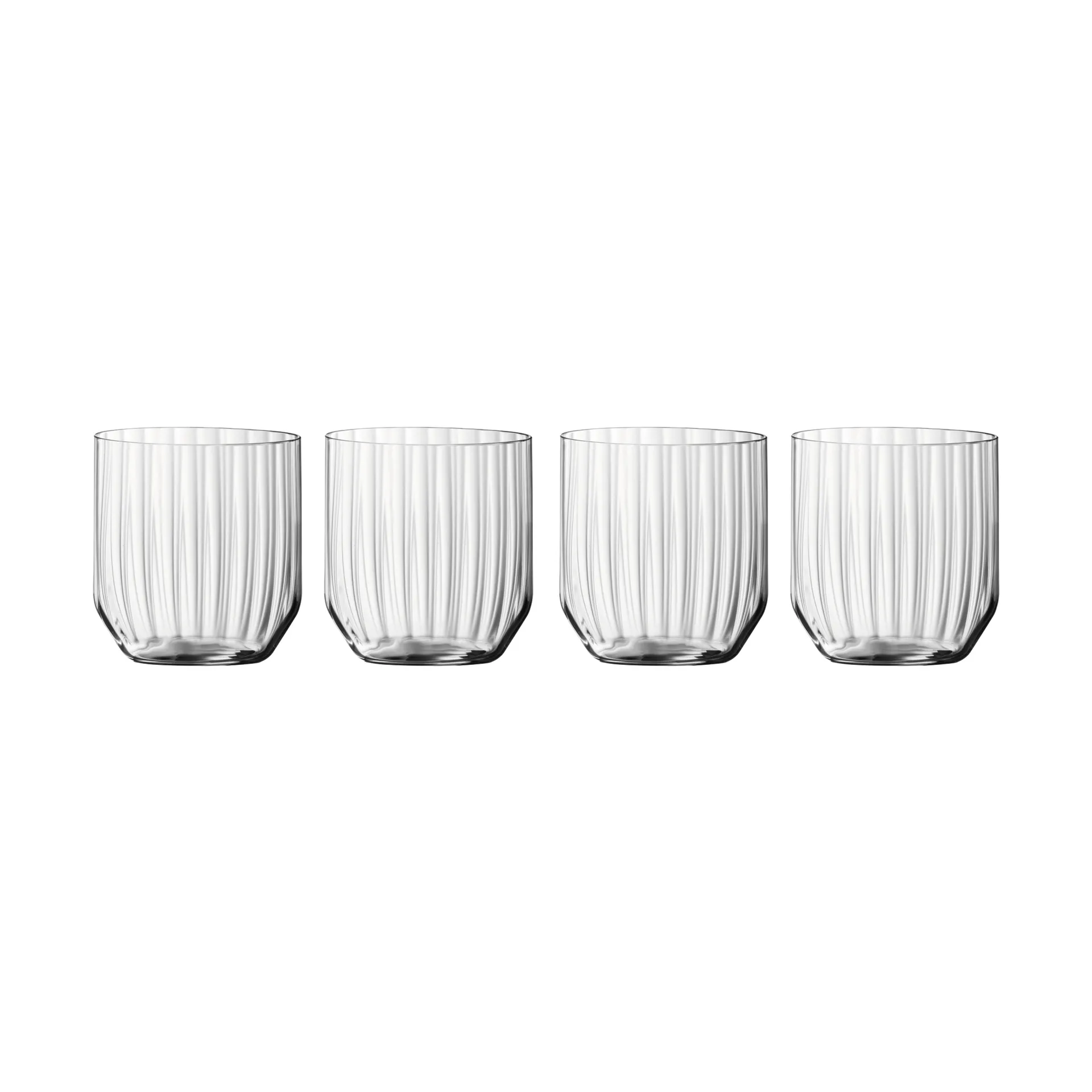Linear whiskey tumbler 34,5 cl glas 4-pack, Klar Spiegelau