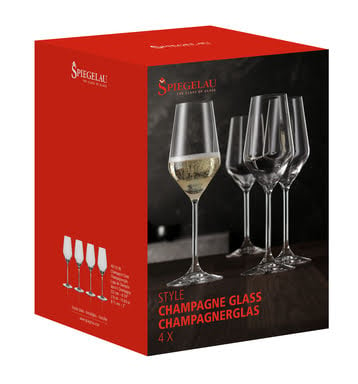 Spiegelau Style champagneglas 31cl 4-pack Klar