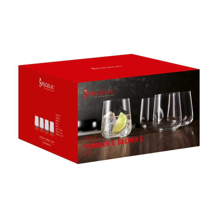 Style dricksglas 34 cl 4-pack, Klar Spiegelau