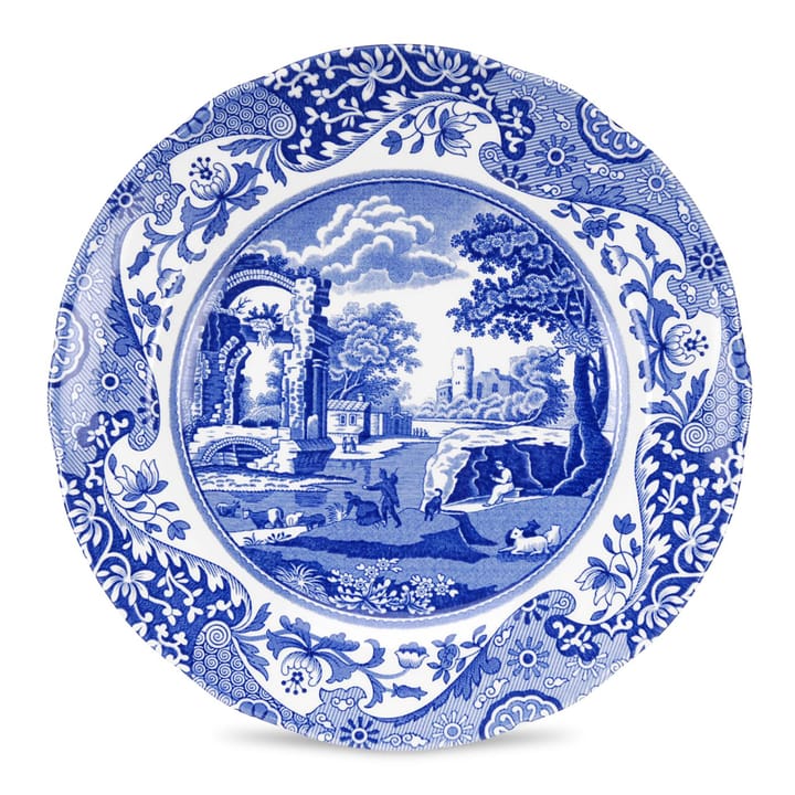 Blue Italian assiett, 20 cm Spode