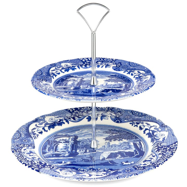 Blue Italian kakfat - 2 våningar - Spode