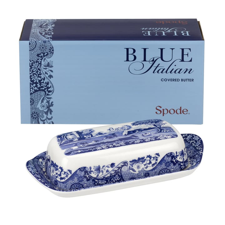 Blue Italian smörask, 20x10 cm Spode
