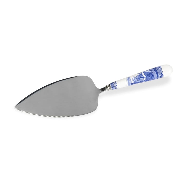 Blue Italian tårtspade 25 cm, Keramik-rostfritt stål Spode