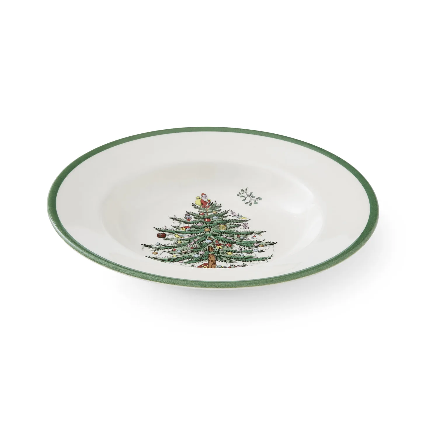 Christmas Tree sopptallrik, White-green-red, 23 cm Spode Christmas Tree sopptallrik, White-green-red, 23 cm Spode
