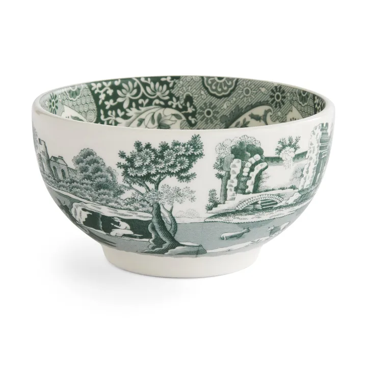 Heritage Green Italian skål - Grön, Ø11 cm - Spode