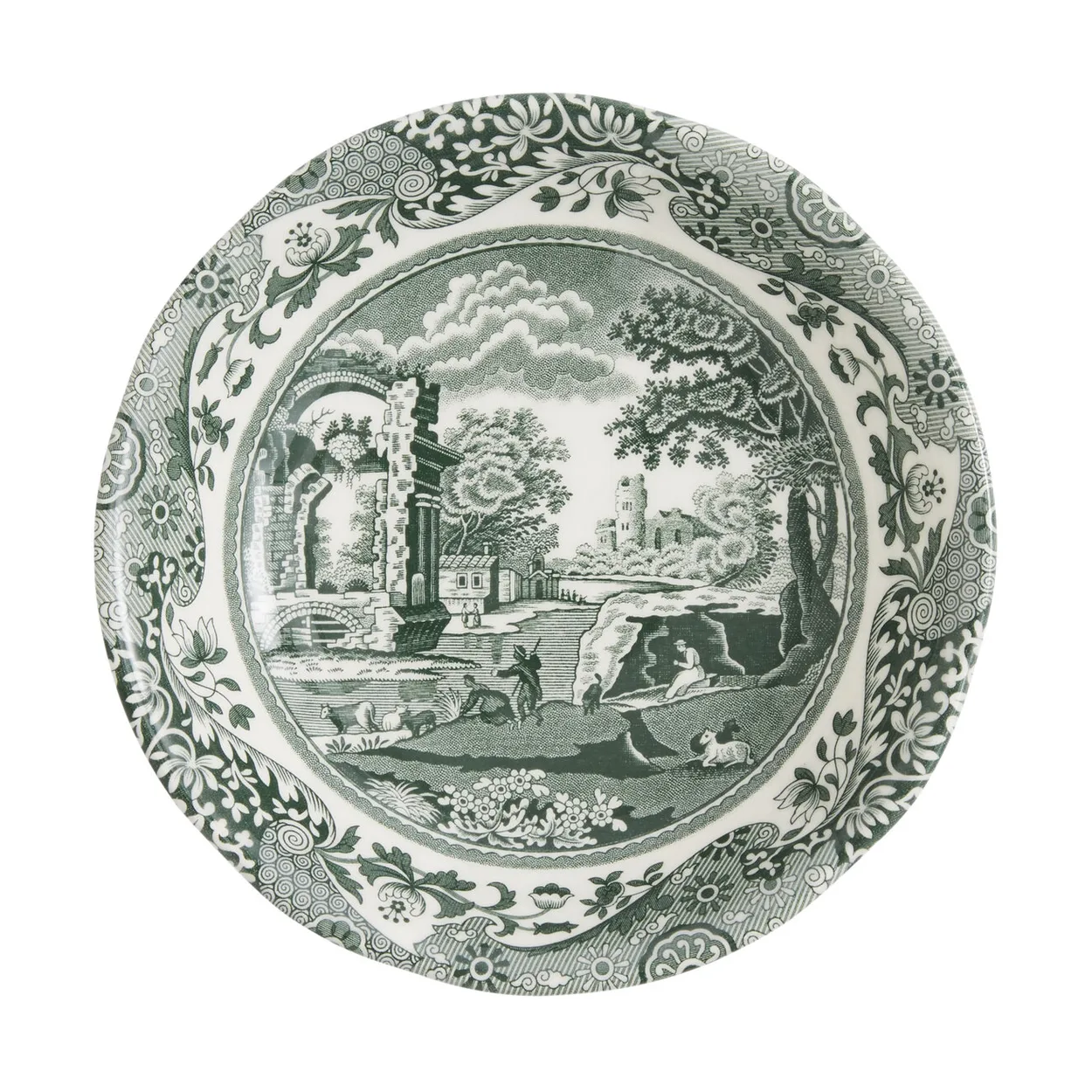 Spode Heritage Green Italian sk&aring;l Gr&ouml;n, &Oslash;15 cm
