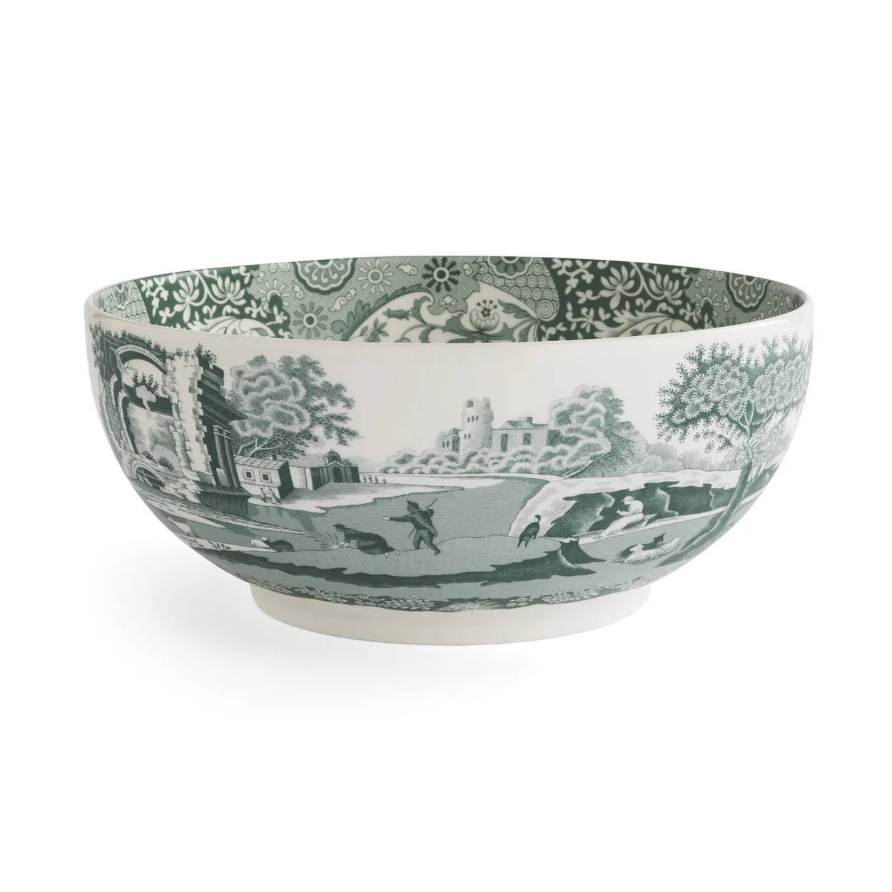 Spode Heritage Green Italian sk&aring;l Gr&ouml;n, &Oslash;27,5 cm