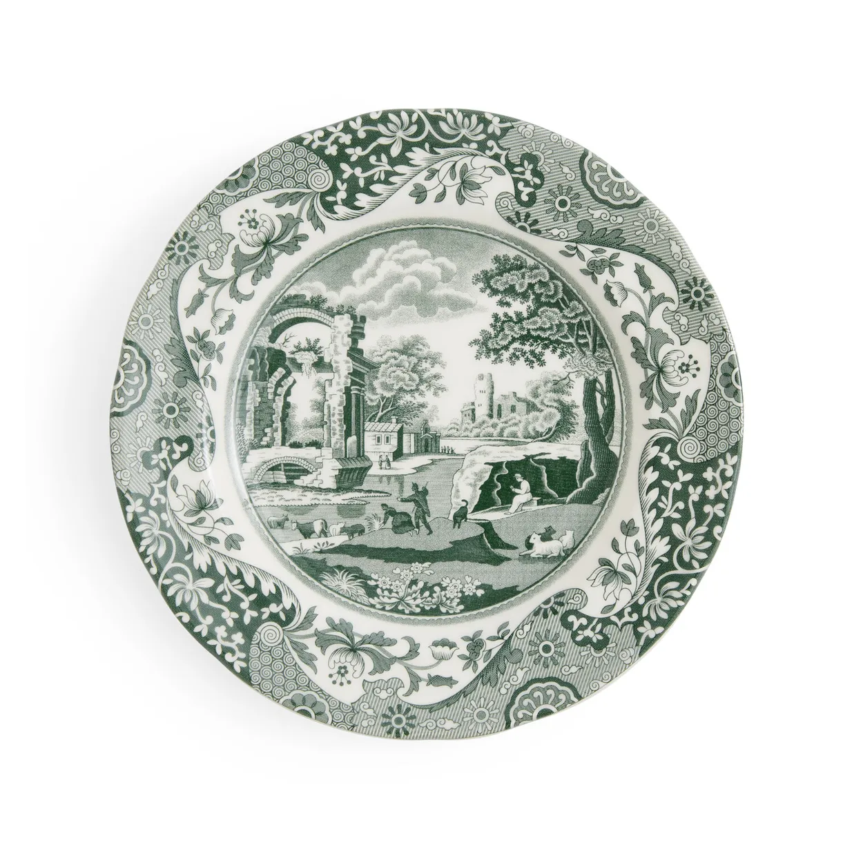 Spode Heritage Green Italian tallrik Gr&ouml;n, &Oslash;20 cm