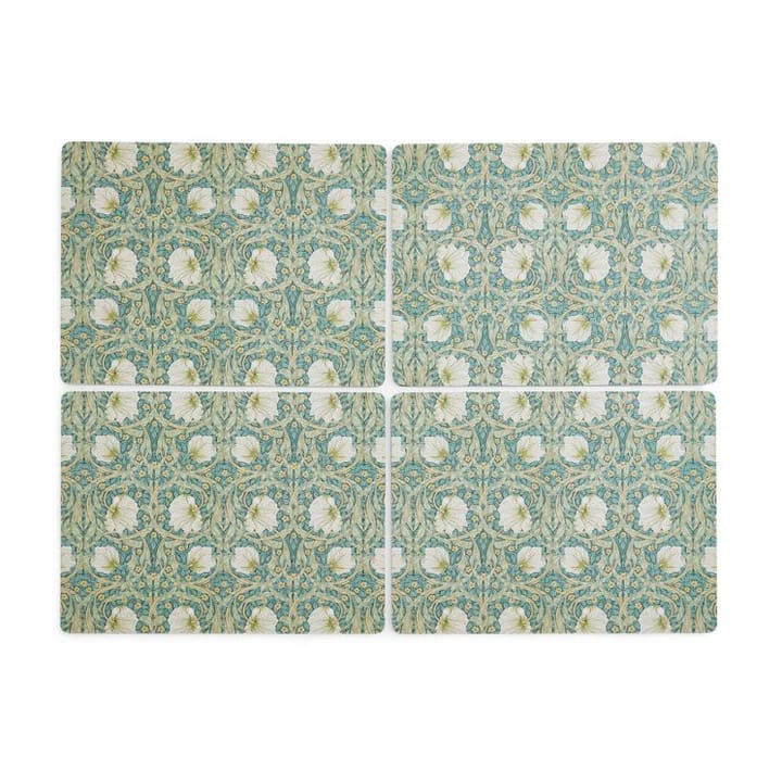 Pimpernel bordstablett 30x40 cm 4-pack, Grön Spode