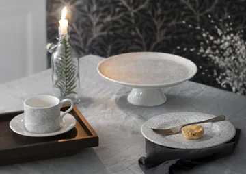 Strawberry Thief tekopp med fat 28 cl - Grey - Spode
