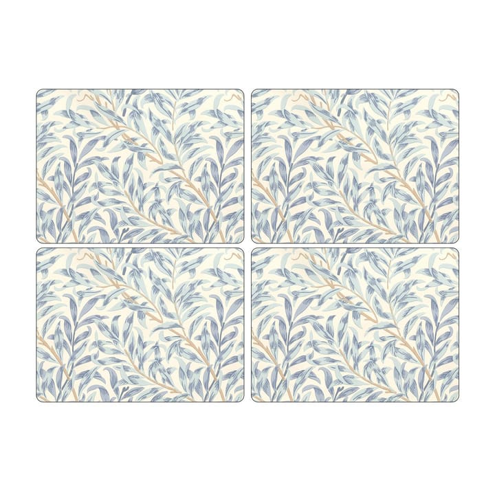 Willow Bough bordstablett 30x40 cm 4-pack - Blå - Spode