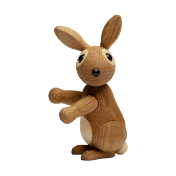 Läs mer om Spring Copenhagen Bounce kanin dekoration 9,5 cm Ek