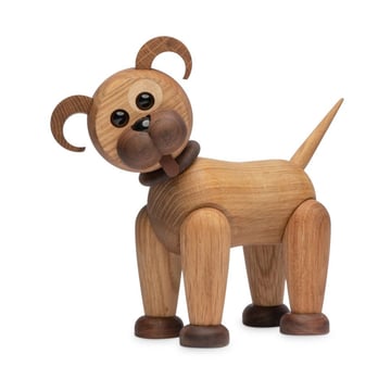 Läs mer om Spring Copenhagen Buddy Hund dekoration 20,5 cm Ek