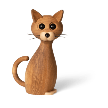 Läs mer om Spring Copenhagen Lucky katt dekoration 42 cm Ek-Lönn
