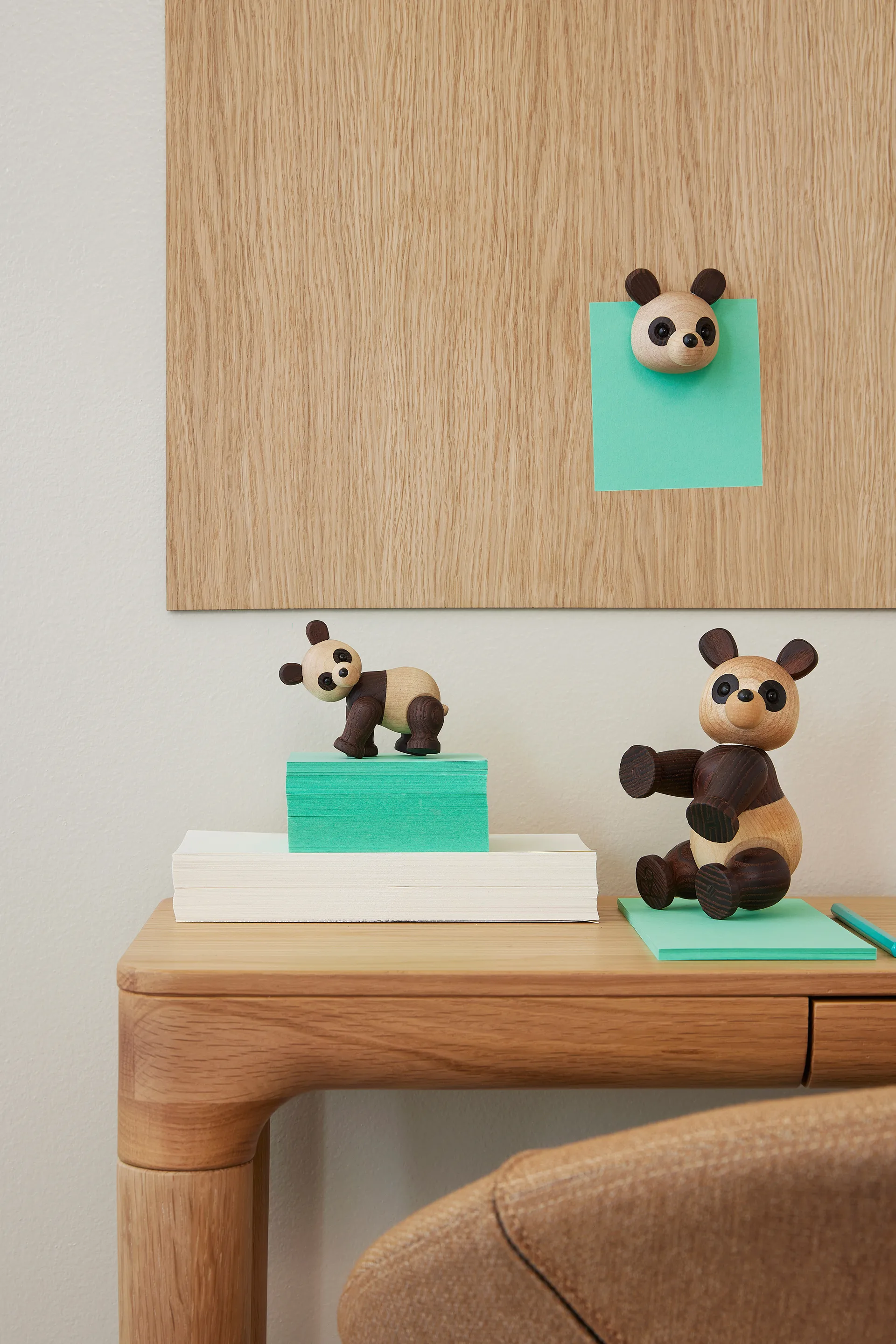 Pixi Panda dekoration Lönn 9 cm, Brun Spring Copenhagen