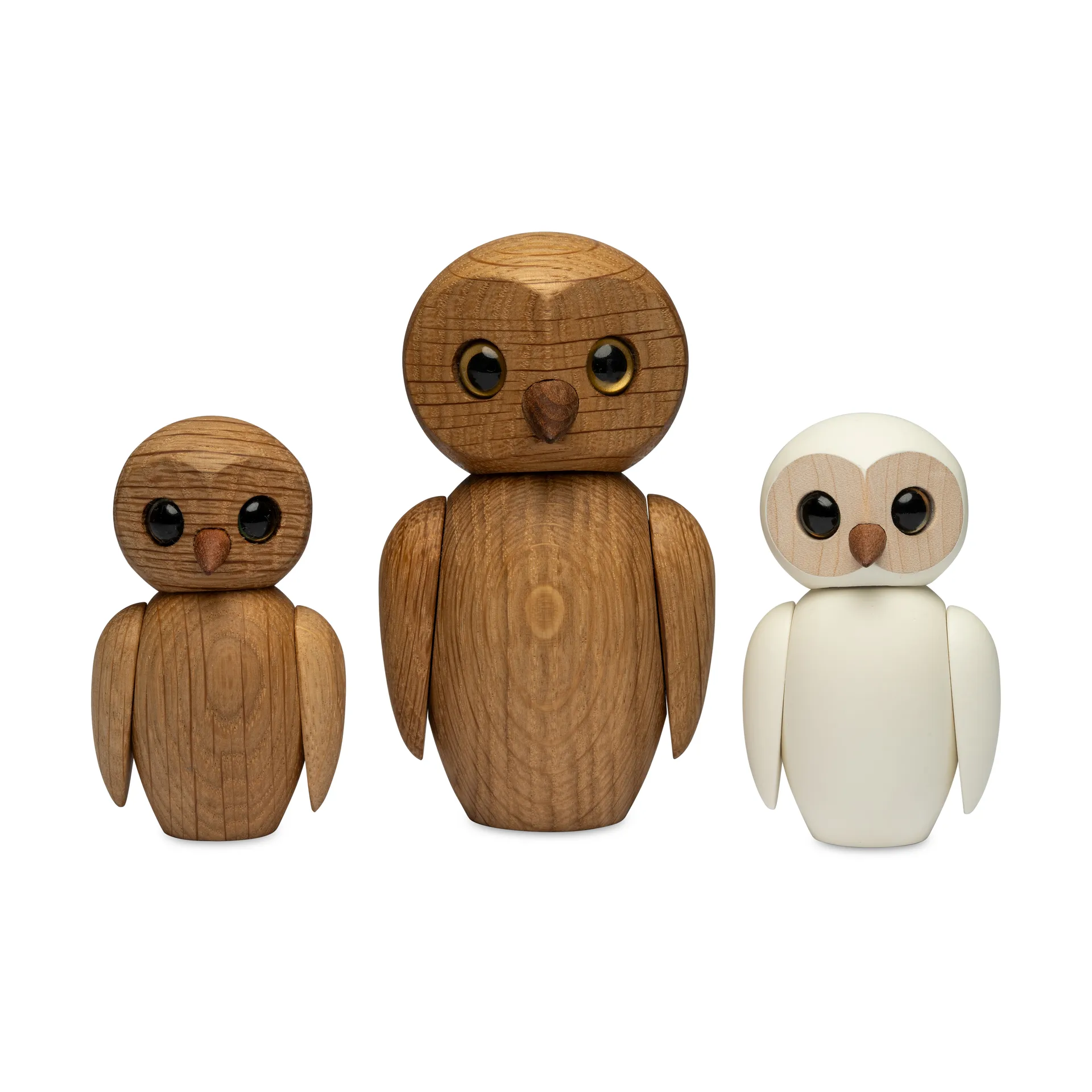 Wise uggla dekoration 7 cm, Vit Spring Copenhagen