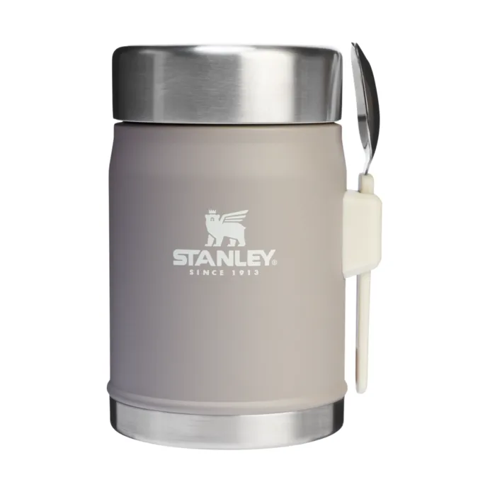 Stanley Classic mattermos med spork 0,4 L Grey