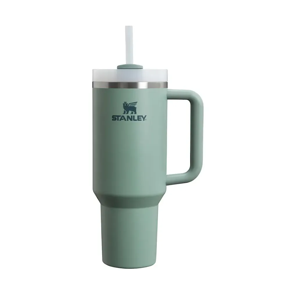 Stanley Quencher tumbler med sugrör 1,18 L Green