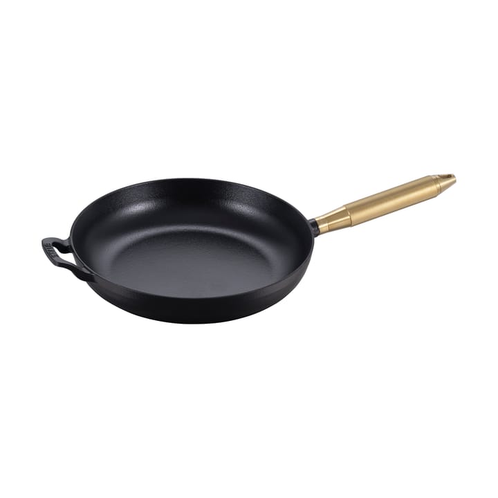 Buster & Punch stekpanna gjutjärn svart Ø28 cm - Mässinghandtag - STAUB