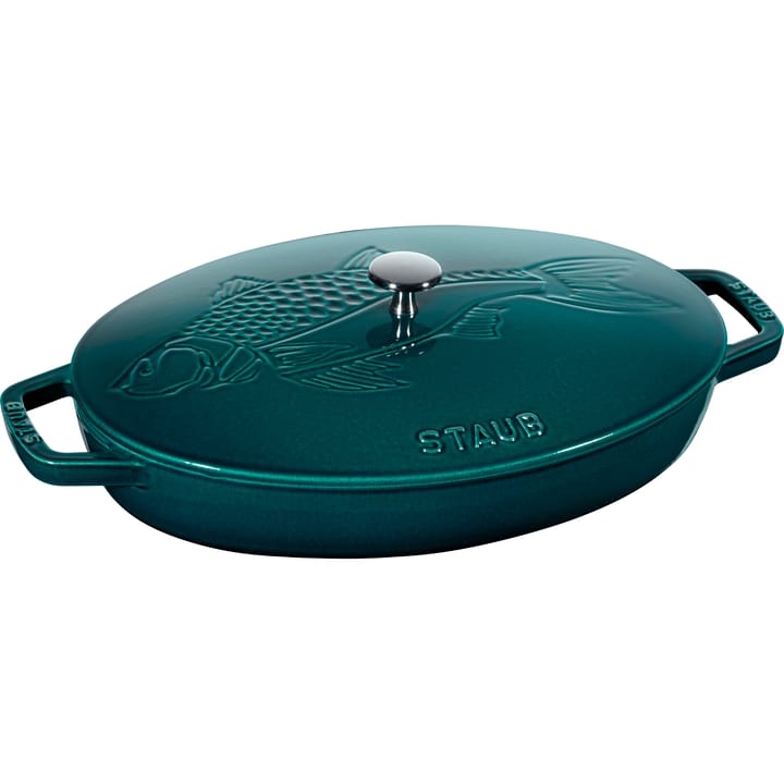 La Mer oval gryta, tre lager emalj - 32 cm - STAUB