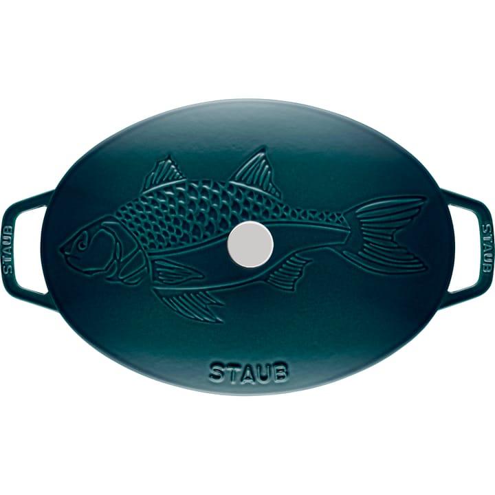 La Mer oval gryta, tre lager emalj, 32 cm STAUB