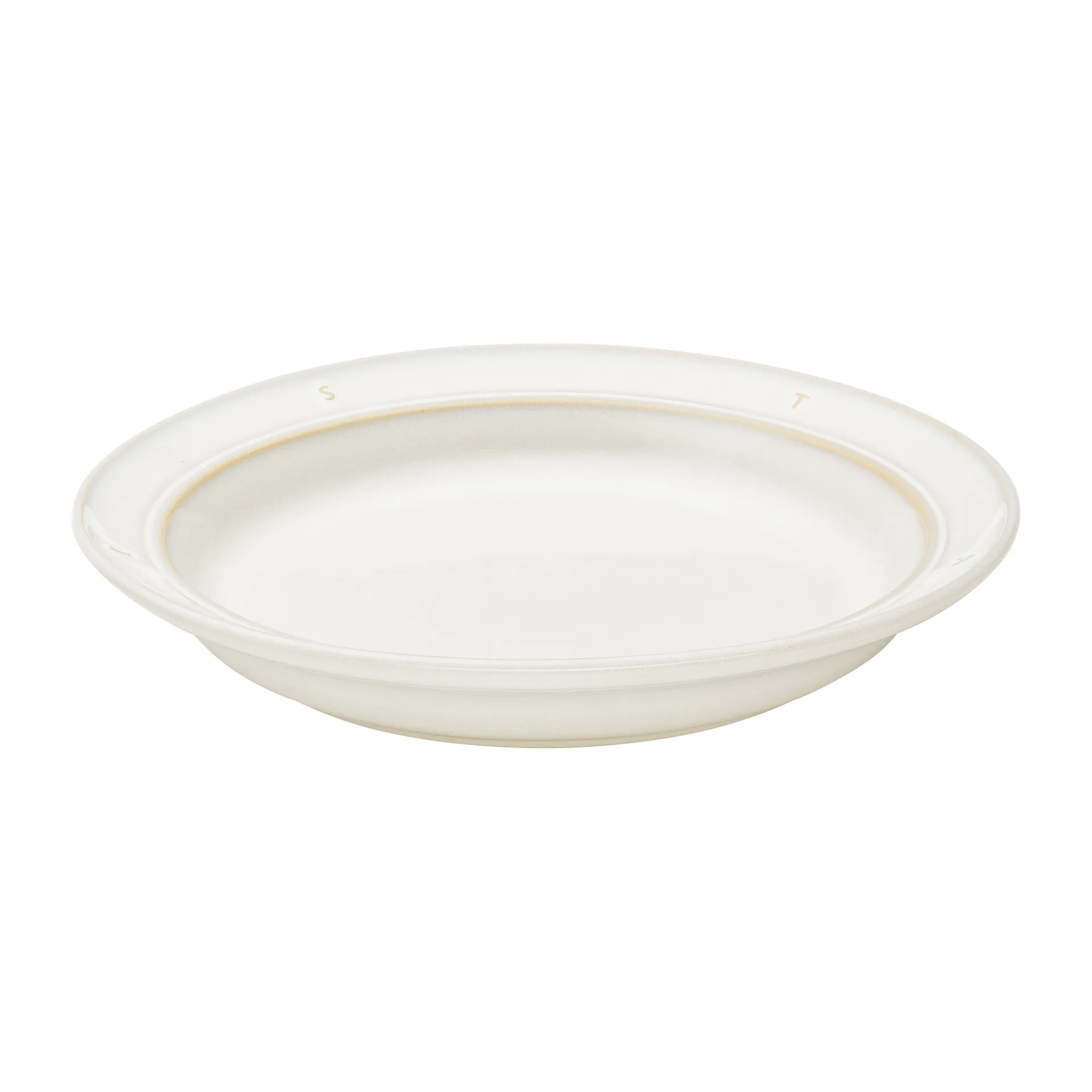 Staub Boussole tallrik djup Ø24 cm, Off white STAUB