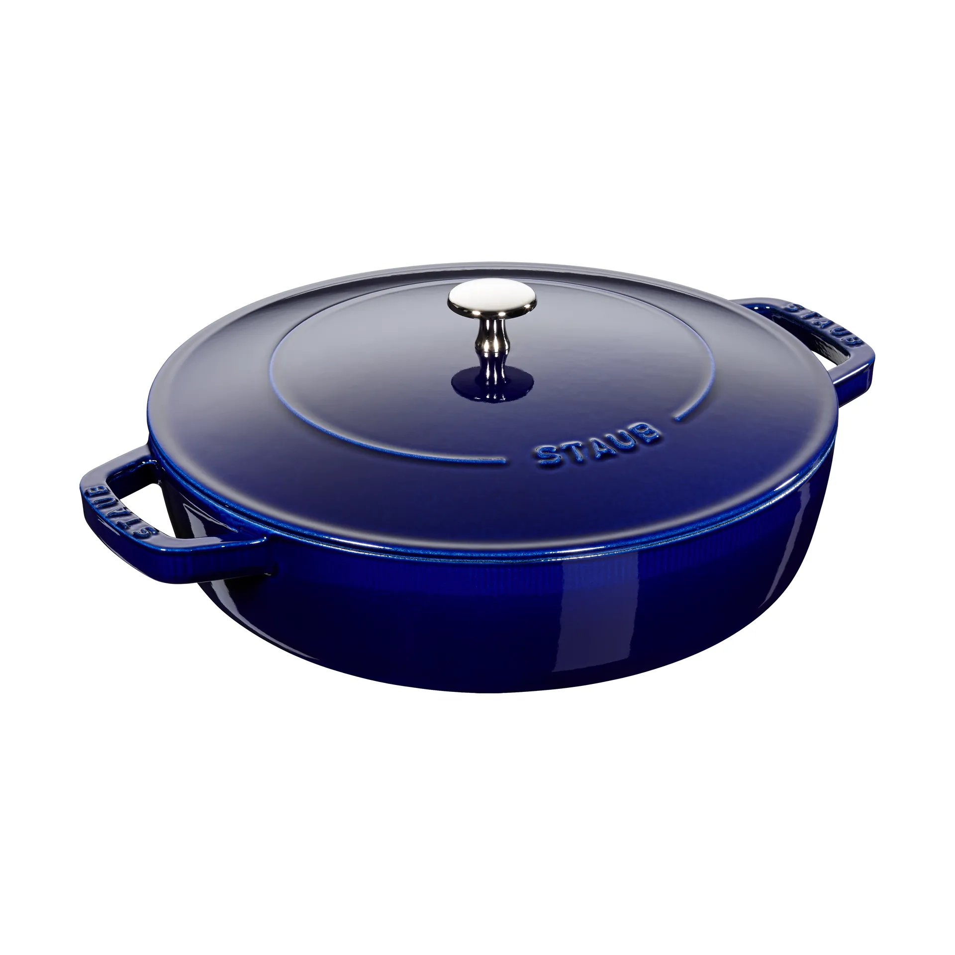 Staub Chistera traktörpanna gjutjärn Ø24 cm, Mörkblå STAUB