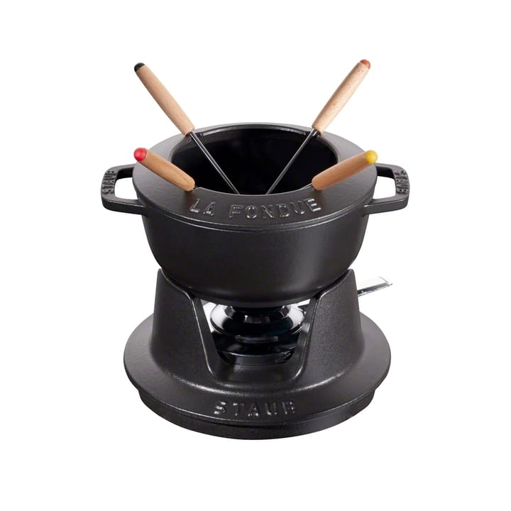 Staub fondueset 1,1 l, svart STAUB