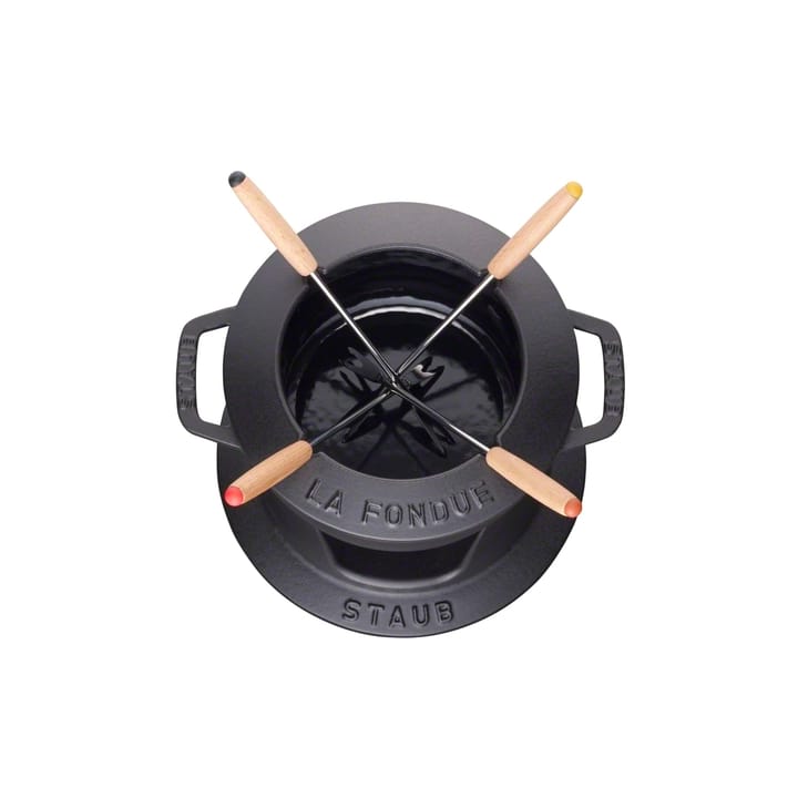 Staub fondueset 1,1 l, svart STAUB