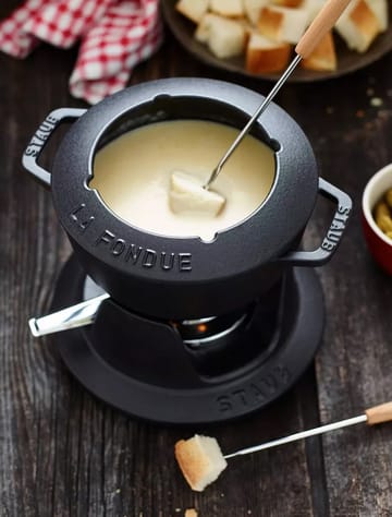 Staub fondueset 1,1 l - svart - STAUB