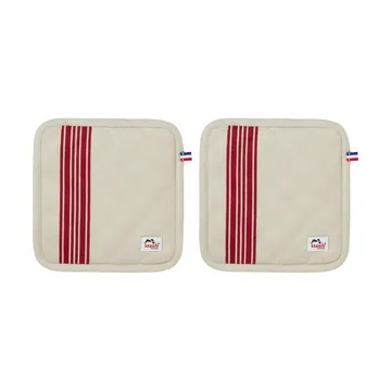 Staub grytlapp 21x21 cm 2-pack - Körsbär - STAUB