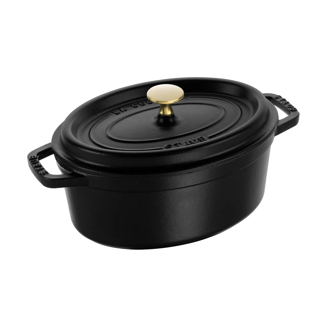 STAUB Staub La Cocotte oval gryta gjutjärn 2,35 L Svart