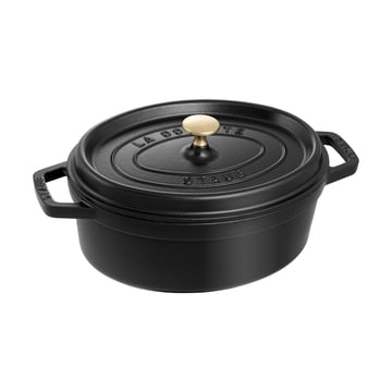 STAUB Staub La Cocotte oval gryta gjutjärn 3,2 L Svart
