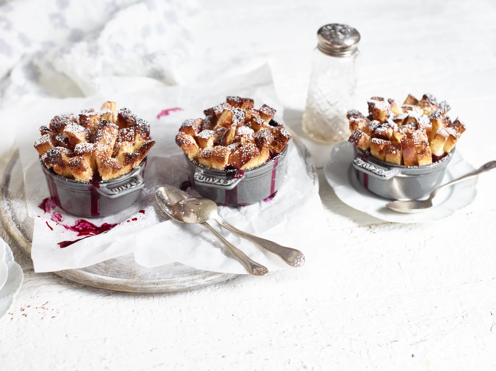 Staub La Cocotte rund gryta gjutjärn 0,25 L, Grafitgrå STAUB