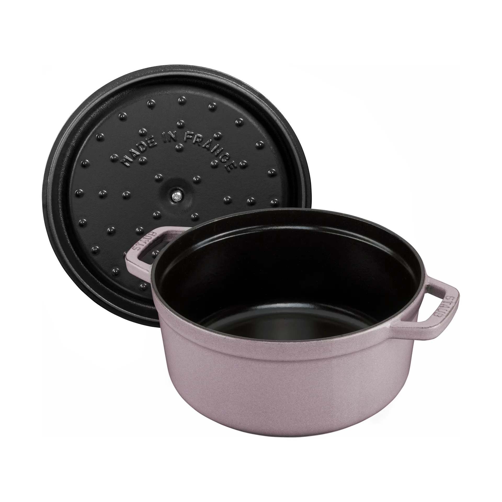 Staub La Cocotte rund gryta gjutjärn 3,8 L, Cherry Blossom STAUB