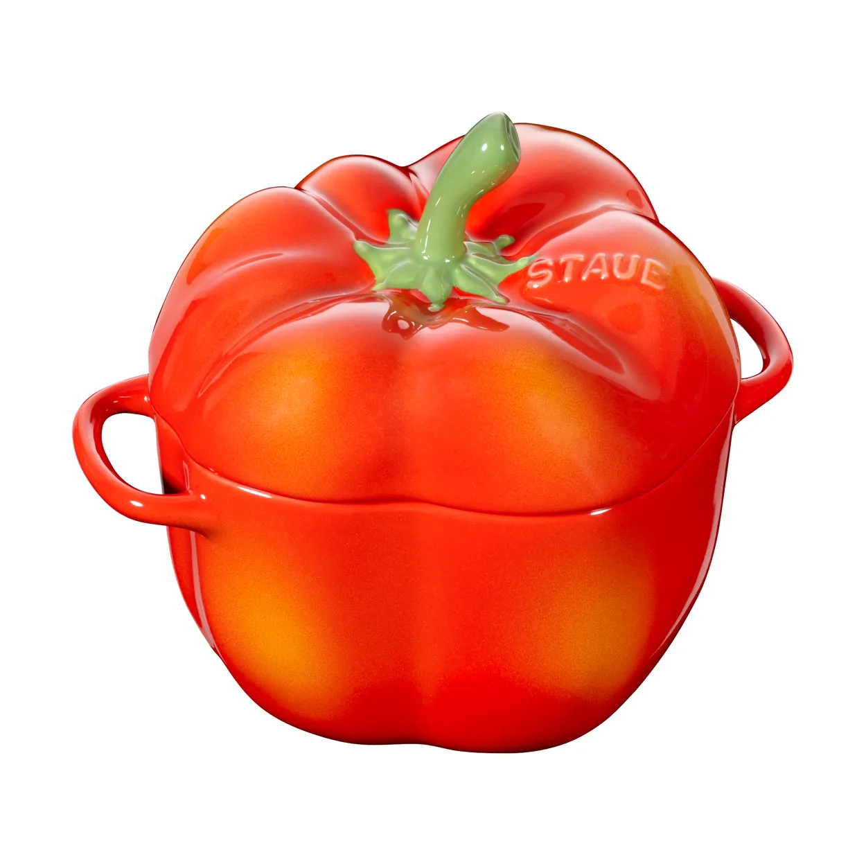 STAUB Staub mini gryta paprika 0,47 L Orange-röd