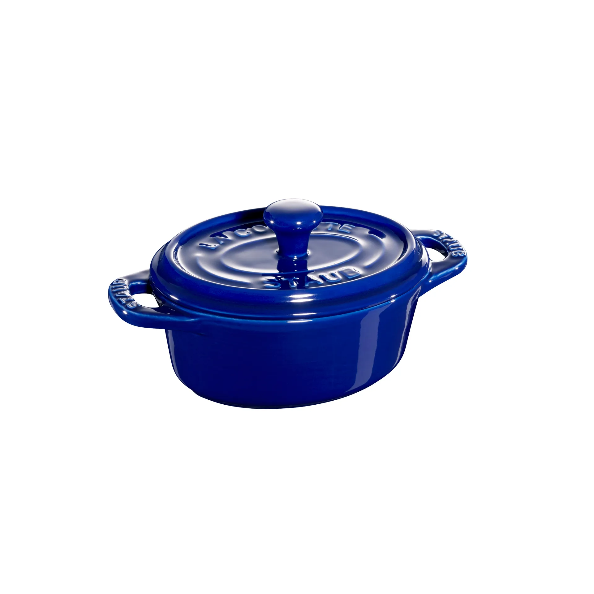 Staub oval minigryta 0,2 l, blå STAUB
