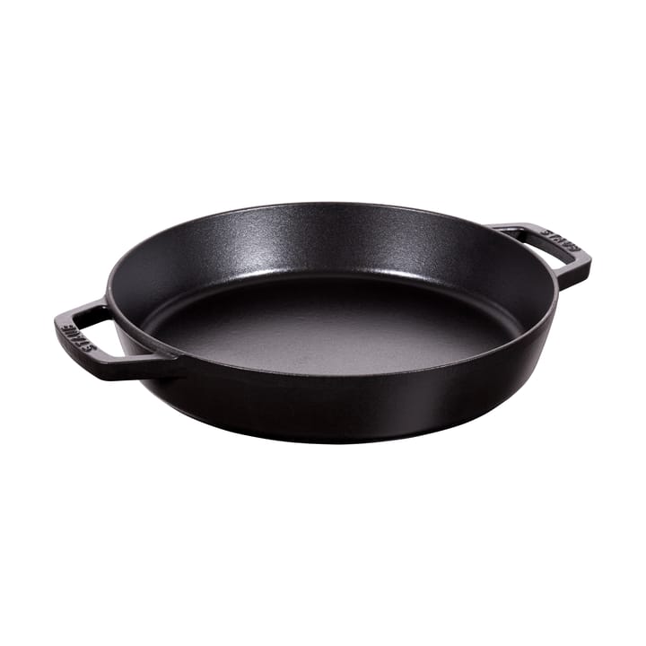 Staub paellapanna gjutjärn 2 handtag Ø34 cm - Svart - STAUB