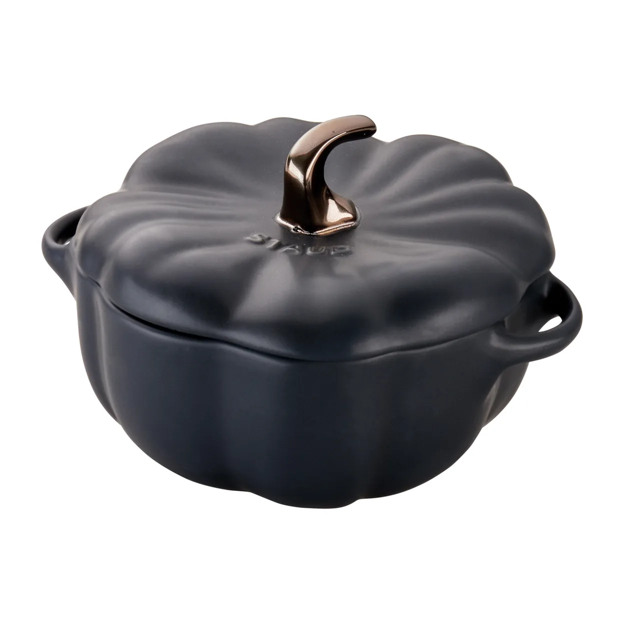 STAUB Staub pumpagryta i stengods svart 0,7 L
