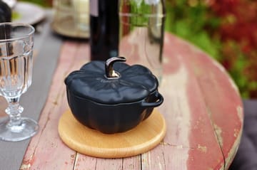 Staub pumpagryta i stengods svart - 0,7 L - STAUB