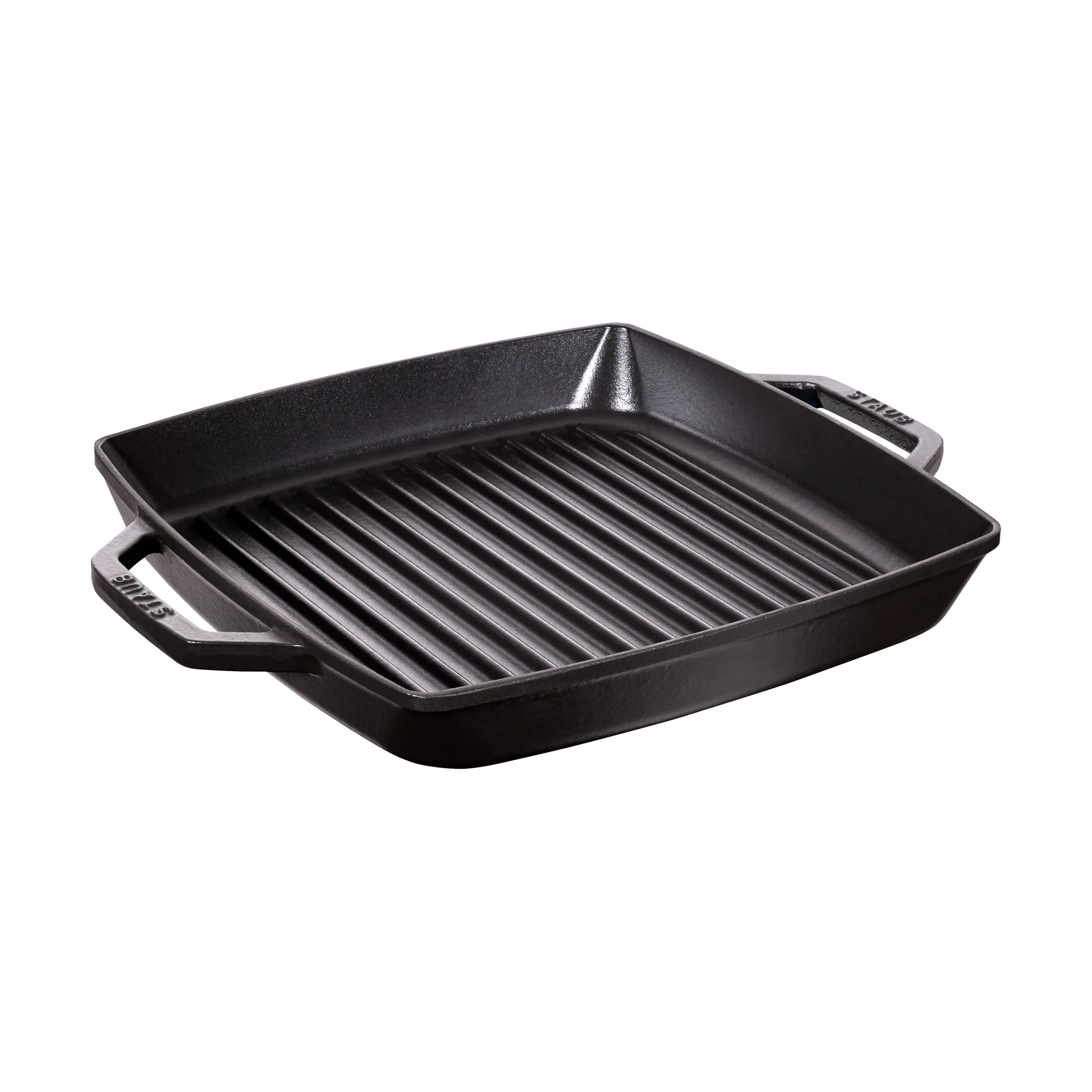 Staub Pure grillpanna gjutjärn kvadratisk svart, 28 cm STAUB