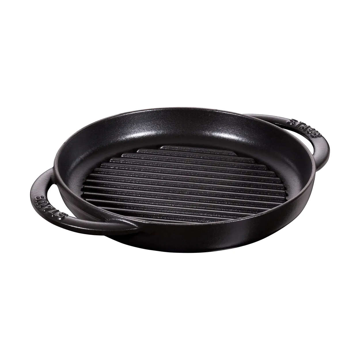 Alternativ bild 0 för Staub Pure Grill Grillpanna Rund 22 cm, Svart