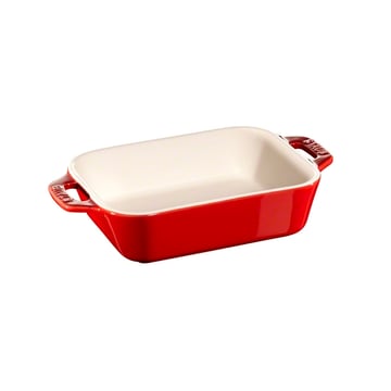 Läs mer om STAUB Staub rektangulär ugnsform 14x11 cm röd