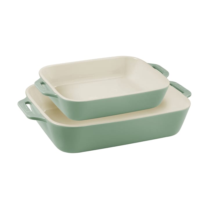 Staub rektangulär ugnsformsset 2 delar - Eukalyptus - STAUB