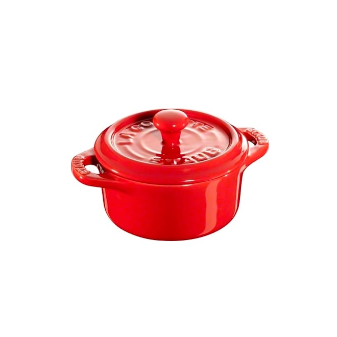 Staub rund minigryta 0,2 l - röd - STAUB