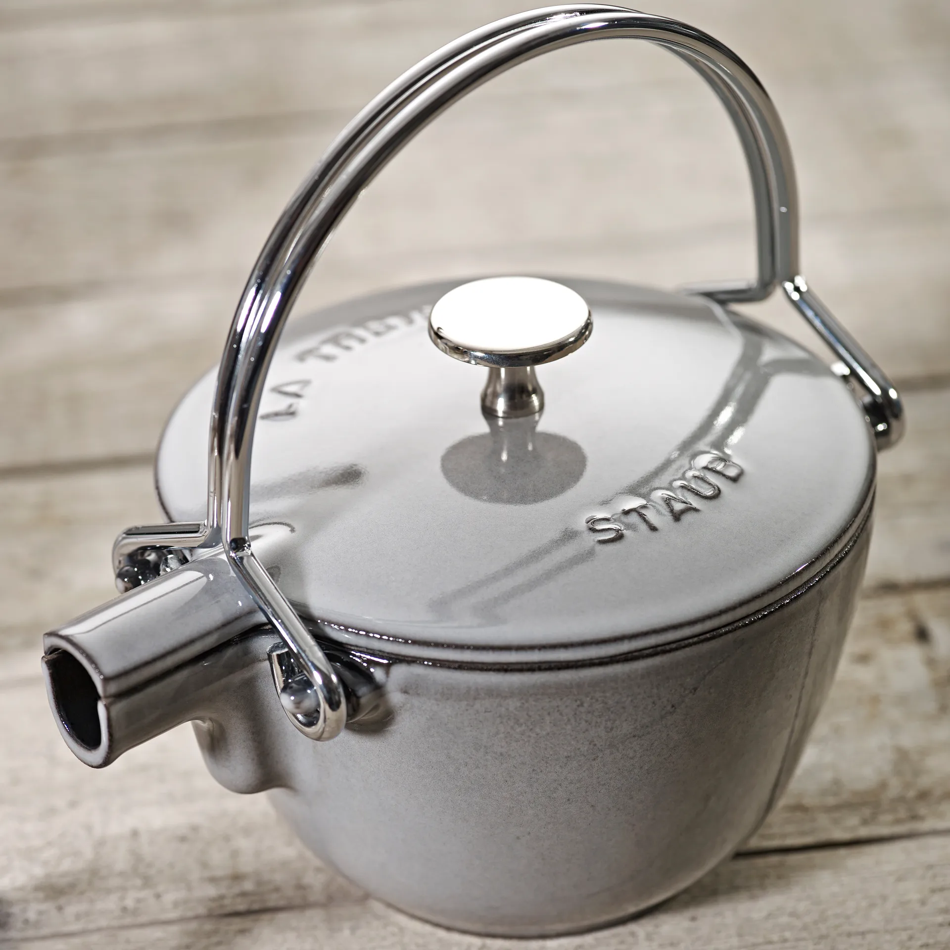 Staub tekanna rund 1,15 L, Grå STAUB