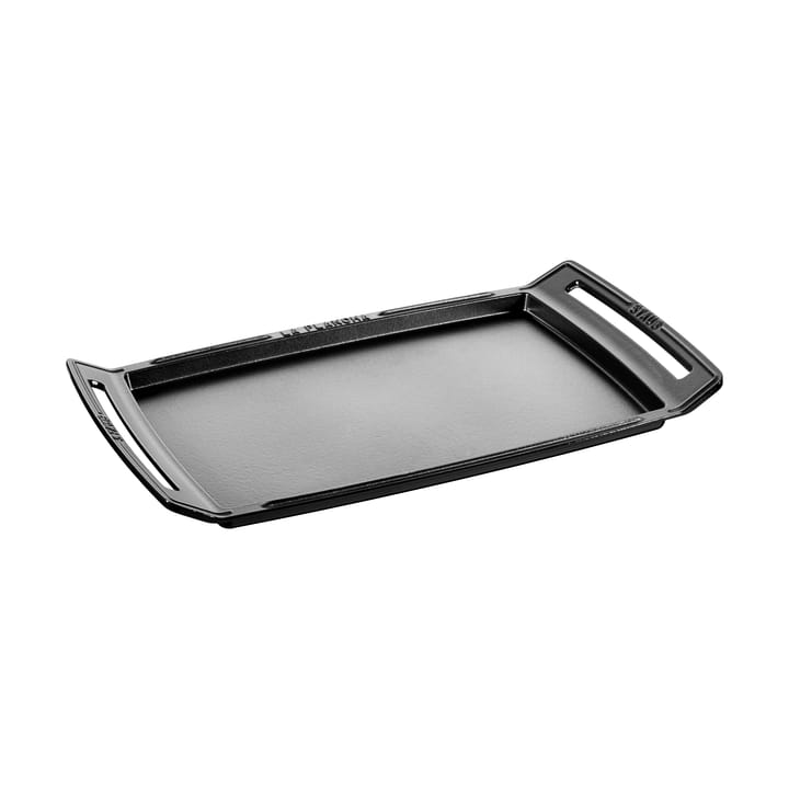Staub Teppanyaki stekhäll med handtag 38x25 cm - Svart - STAUB