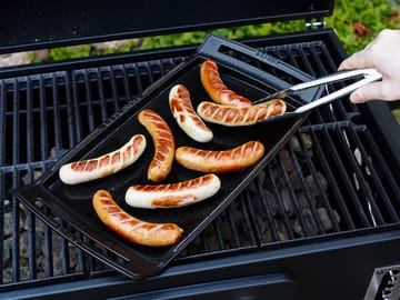Staub Teppanyaki stekhäll med handtag 38x25 cm - Svart - STAUB
