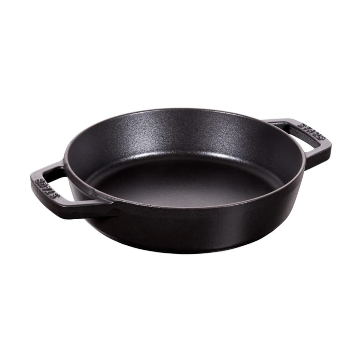 Staub traktörpanna gjutjärn 2 handtag svart - Ø20 cm - STAUB