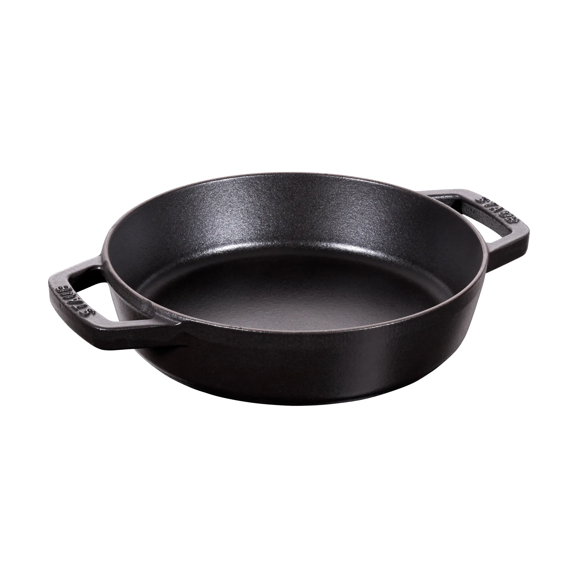 STAUB Staub traktörpanna gjutjärn 2 handtag svart Ø20 cm